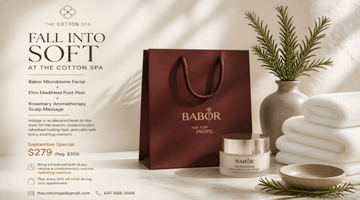 September Special at The Cotton Spa 